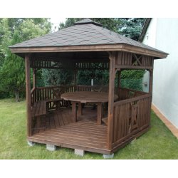 Sechseckiger Pavillon S6 ∅ 3,2m 8m2