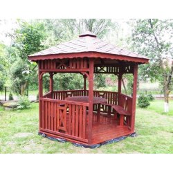 Sechseckiger Pavillon S6 ∅ 3,9m 12m2