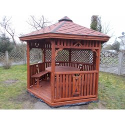 Sechseckiger Pavillon S6 ∅ 5,0m 20m2