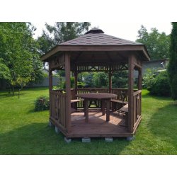 Sechseckiger Pavillon S6 ∅ 5,0m 20m2
