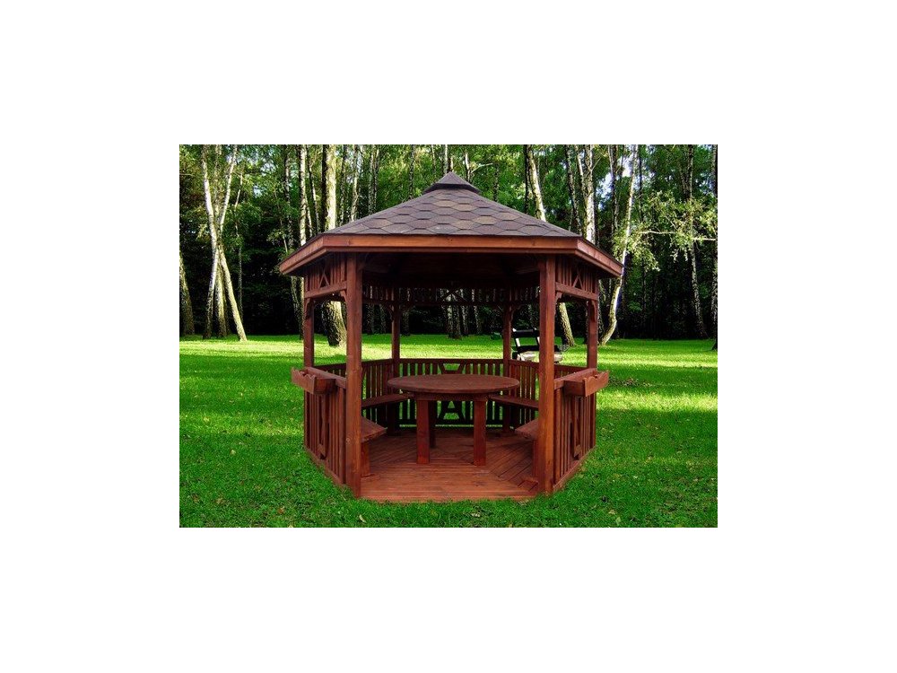 Sechseckiger Pavillon S6 ∅ 6,0m 28m2