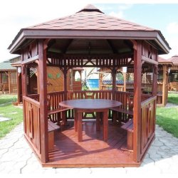 Sechseckiger Pavillon S6 ∅ 6,0m 28m2