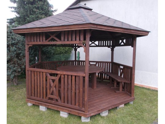 Sechseckiger Pavillon S6 ∅ 6,0m 28m2