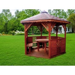 Sechseckiger Pavillon S8 ∅ 3,2m 8m2