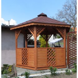 Sechseckiger Pavillon S8 ∅ 3,9m 12m2