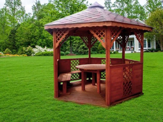 Sechseckiger Pavillon S8 ∅ 5,0m 20m2