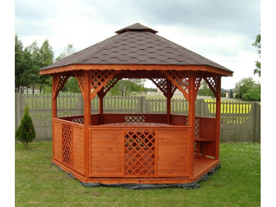 Sechseckiger Pavillon S8 ∅ 5,0m 20m2