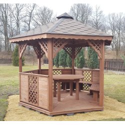 Sechseckiger Pavillon S8 ∅ 5,0m 20m2