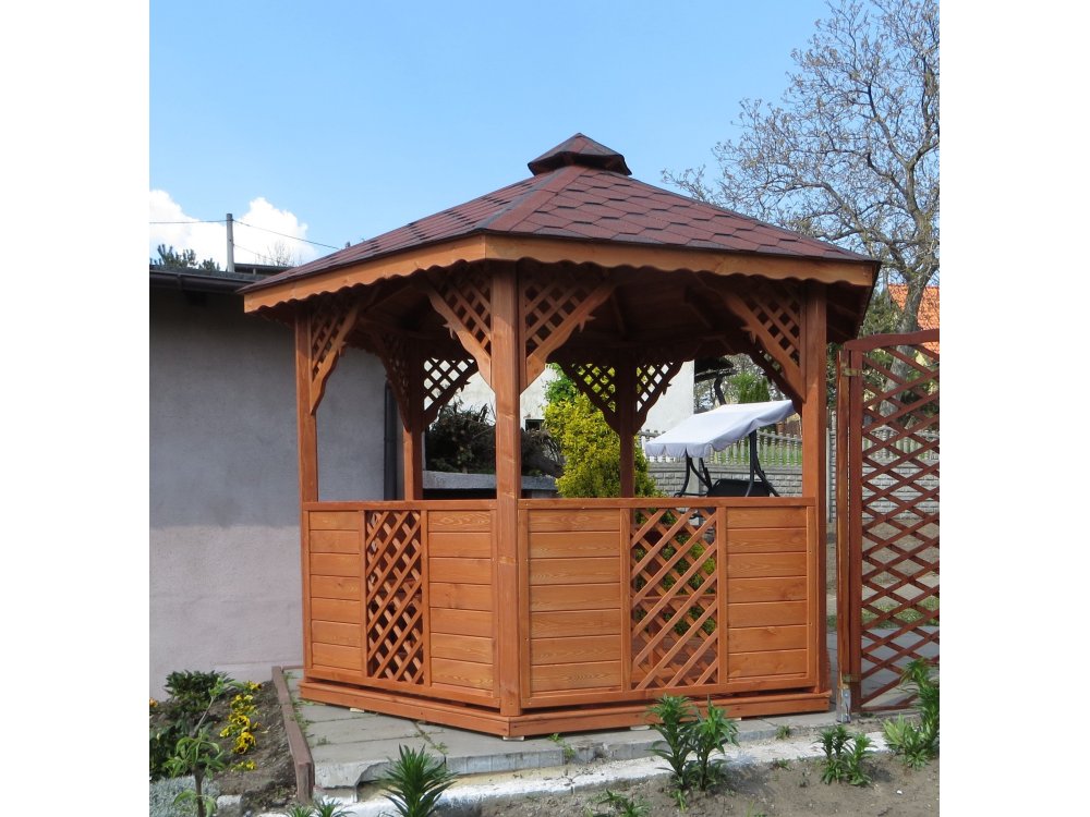 Sechseckiger Pavillon S8 ∅ 5,0m 20m2
