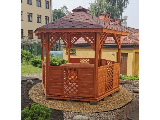 Sechseckiger Pavillon S8 ∅ 5,0m 20m2