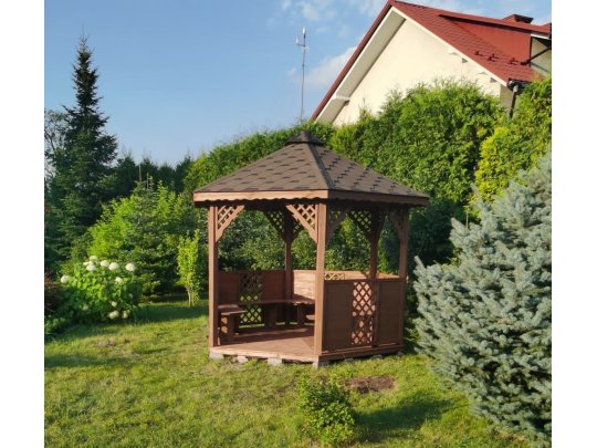 Sechseckiger Pavillon S8 ∅ 5,0m 20m2