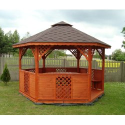 Sechseckiger Pavillon S8 ∅ 6,0m 28m2