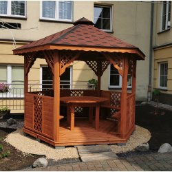 Sechseckiger Pavillon S8 ∅ 6,0m 28m2