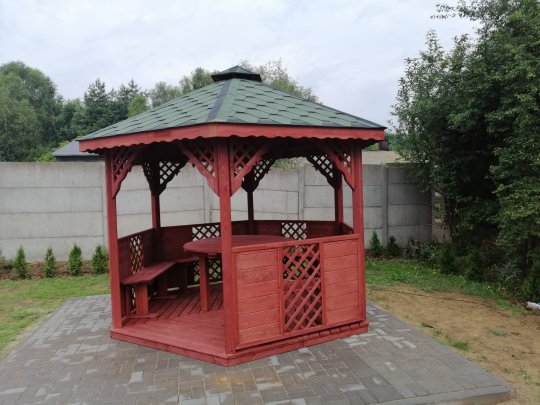 Sechseckiger Pavillon S8 ∅ 6,0m 28m2