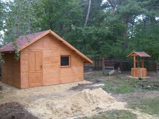 Holzhaus Buche 4x3m 12m2