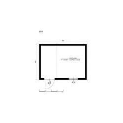 Holzhaus Buche 4x3m 12m2