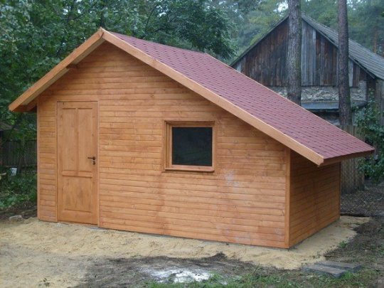 Dom drewniany Buk A 4x4m 16m2