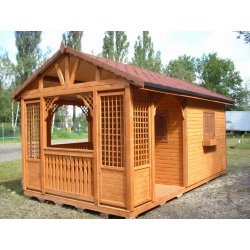 Wooden house Alder A 3x3m + 2.2m terrace 9m2