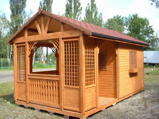 Wooden house Alder A 3x3m + 2.2m terrace 9m2