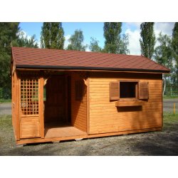 Wooden house Alder A 3x3m + 2.2m terrace 9m2