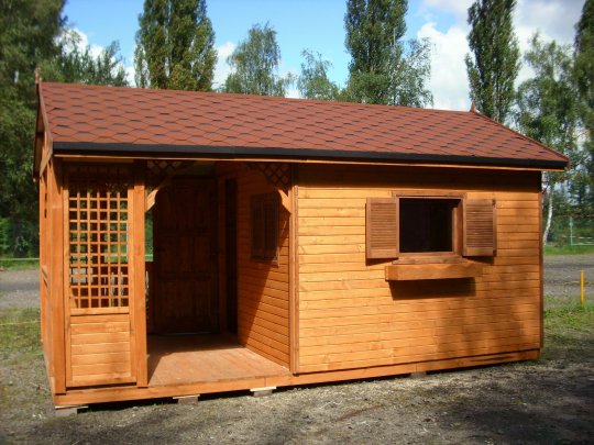 Wooden house Alder A 3x3m + 2.2m terrace 9m2