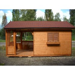 Wooden house Alder A 3x3m + 2.2m terrace 9m2