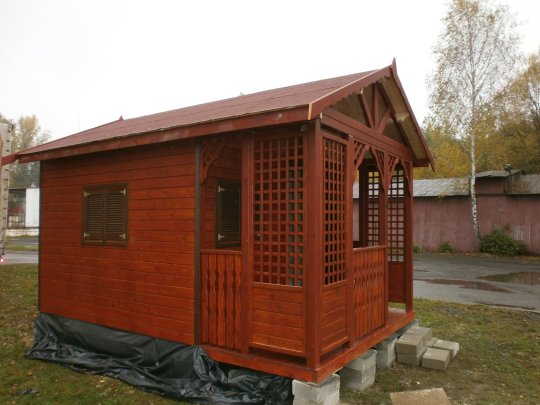 Wooden house Alder A 3x3m + 2.2m terrace 9m2