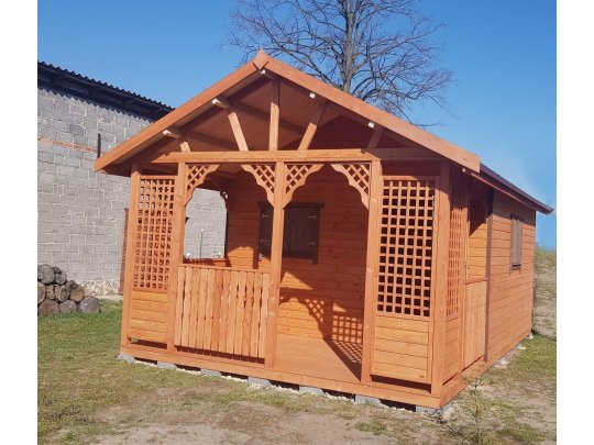 Wooden house Alder A 3x3m + 2.2m terrace 9m2