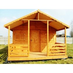 Holzhaus Jodła 4x5m + 2m Terrasse 20m2