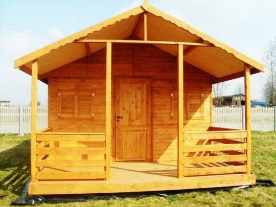 Holzhaus Jodła 4x5m + 2m Terrasse 20m2