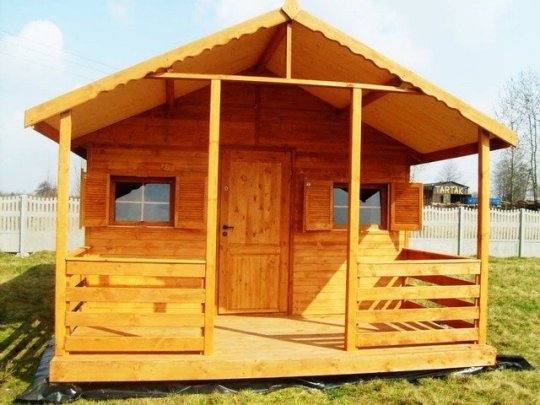 Holzhaus Jodła 4x5m + 2m Terrasse 20m2