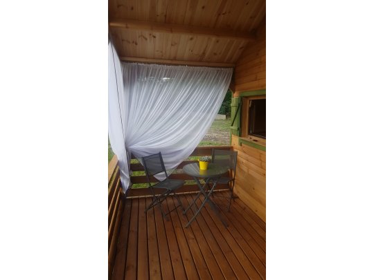 Holzhaus Jodła 4x5m + 2m Terrasse 20m2