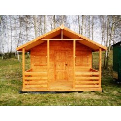 Holzhaus Jodła B 5x5m + 2m Terrasse 25m2