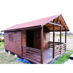 Holzhaus Jodła B 5x5m + 2m Terrasse 25m2