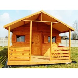 Holzhaus Jodła B 5x5m + 2m Terrasse 25m2