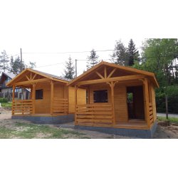 Holzhaus Jodła B 5x5m + 2m Terrasse 25m2