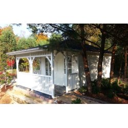 Holzhaus Holiday B 4 x 5m +2m Terrasse 20m2
