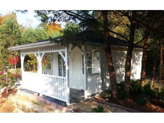 Holzhaus Holiday B 4 x 5m +2m Terrasse 20m2