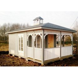 Holzhaus Holiday B 4 x 5m +2m Terrasse 20m2