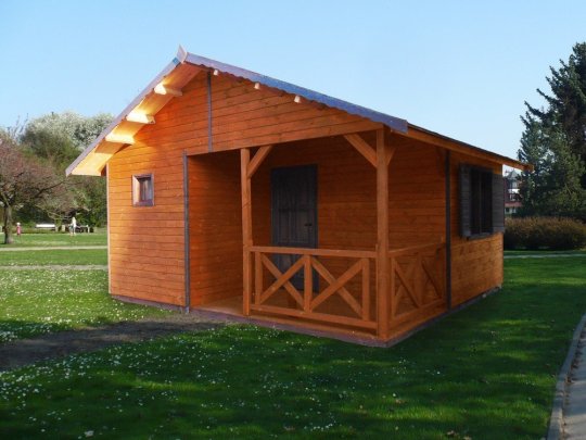 Dom drewniany Klon C 5x3m 15m2