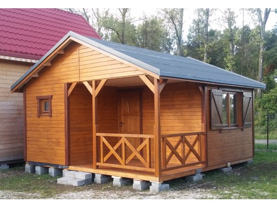 Dom drewniany Klon C 5x3m 15m2