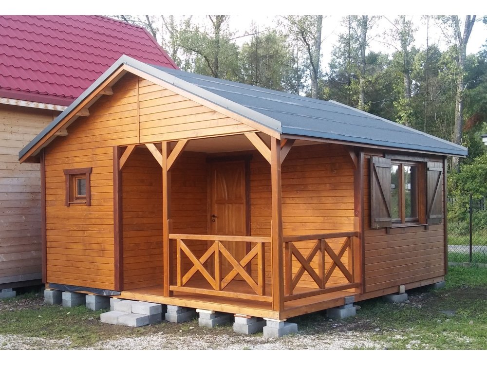 Dom drewniany Klon C 5x3m 15m2