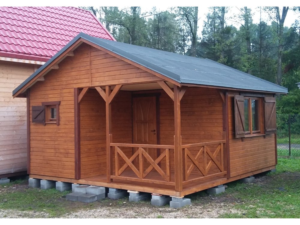 Dom drewniany Klon C 5x3m 15m2