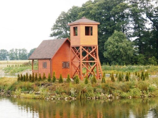 Holzhaus Ahorn C 5x3m 15m2 Holzhaus Eibe 4 x 5m + 2m Terrasse 20m2