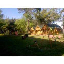 Holzhaus Ahorn C 5x3m 15m2 Holzhaus Eibe 4 x 5m + 2m Terrasse 20m2