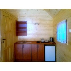 Holzhaus Ahorn C 5x3m 15m2 Holzhaus Eibe 4 x 5m + 2m Terrasse 20m2