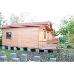 Holzhaus Jesion 3a 4 x 5m +2m Terrasse 20m2