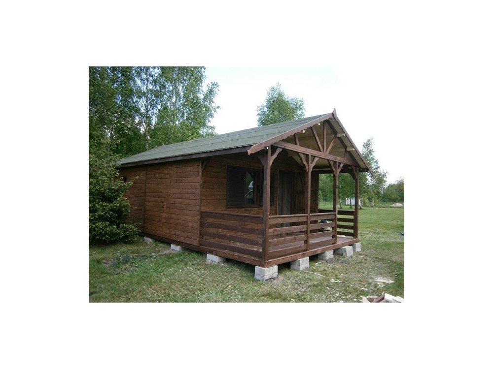 Holzhaus Jesion 2b 5 x 5m + 2m Terrasse 25m2