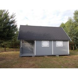 Dom drewniany Brzoza 1a 4x6m 24m2