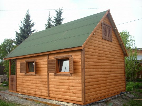 Dom drewniany Brzoza 1b 5x7m 35m2